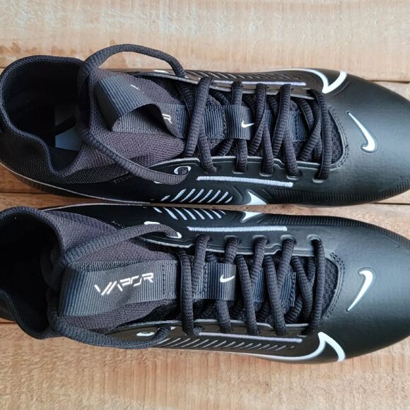 Nike Vapor Edge Pro 360 2 Football Cleats Men's Black Iron DA5456-010 - Picture 2 of 8